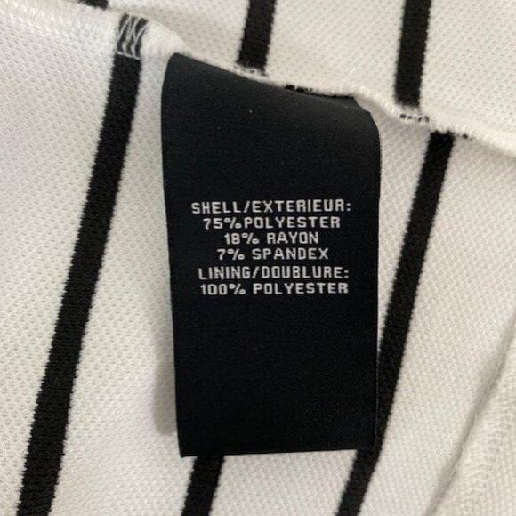 NWT Bagatelle Aysmmetrical Draped Lapel Striped Knit Moto Jacket PM - Picture 14 of 16